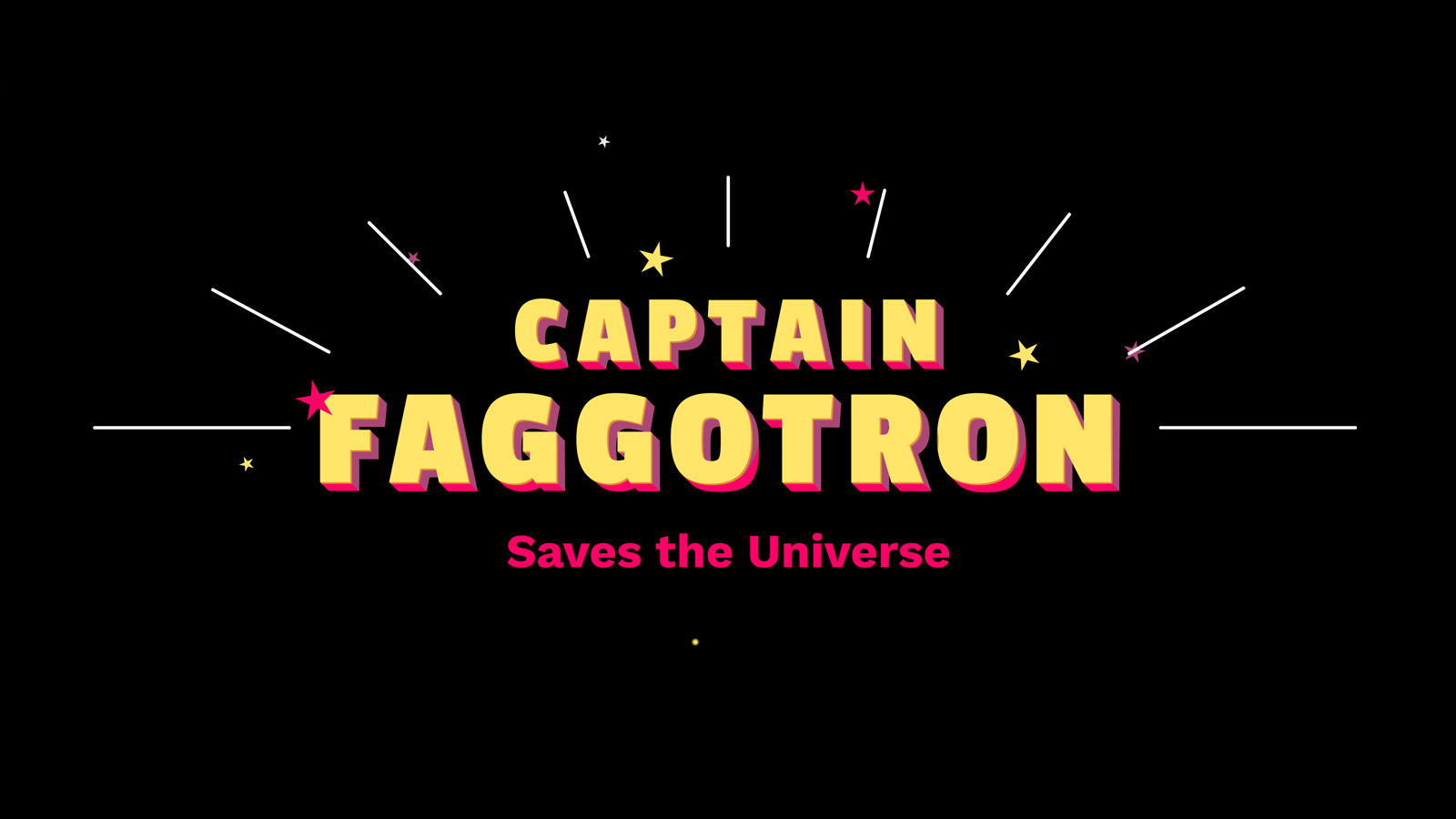 CAPTAIN FAGGOTRON SAVES THE UNIVERSE – example image of the animation | MARIA LISSEL Animation + Motion Design | maria-lissel.de